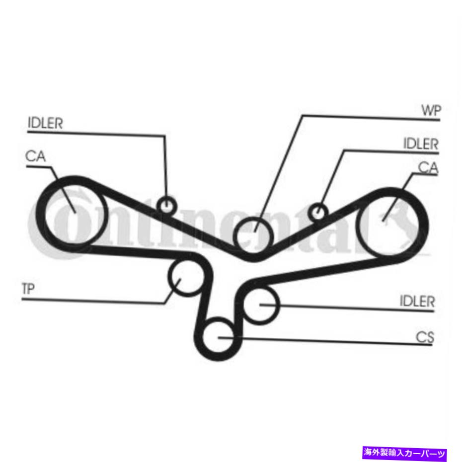 Water Pump ウォーターポンプ付きContitechタイミングベルトキットCT920WP2 Contitech Timing Belt Kit With Water Pump CT920WP2【並行輸入品】