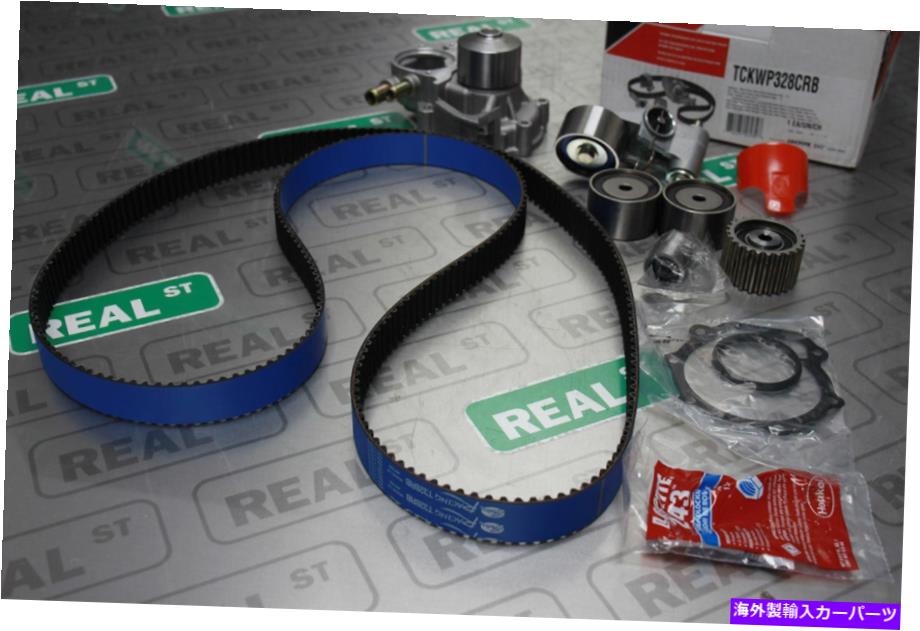 Water Pump WRX 08-14 EJ255用のウォーターポンプ付きゲートレースタイミングベルトコンポーネントキット Gates Racing Timing Belt Component Kit with Water Pump For WRX 08-14 EJ255【並行輸入品】