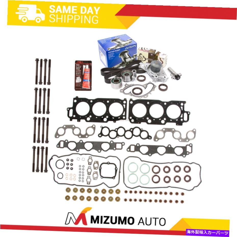 Water Pump ヘッドガスケットセットタイミングベルトキットウォーターポンプフィット00-03トヨタカムリ1Mzfe Head Gasket Set Timing Belt Kit Water Pump Fit 00-03 Toyota Camry 1MZFE【並行輸入品】
