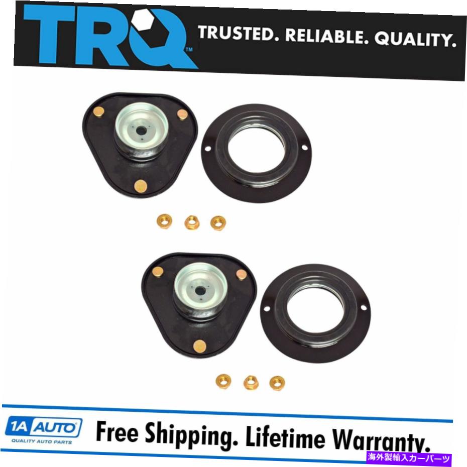 Strut Mount TRQフロントアッパーストラットショックマウント付きベアリングキット左&右ペアRAV4用 TRQ Front Upper Strut Shock Mount w/ Bearing Kit Left & Right Pair Set for Rav4【並行輸入品】