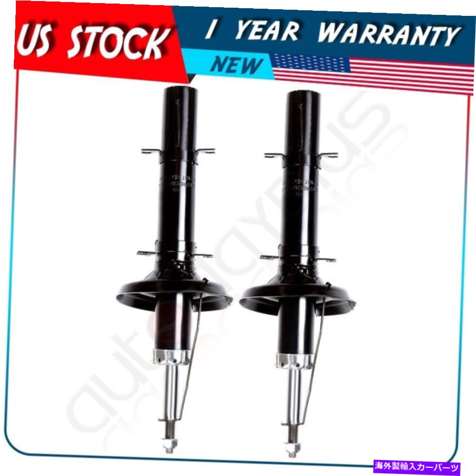 Strut Mount 1998年から2010年のフォルクスワーゲンカブトムシの2xフロントペアアブソーバーショックストラットアセンブリ 2X Front Pair Absorber Shocks Struts Assembly For 1998-2010 Volkswagen Beetle【並行輸入品】