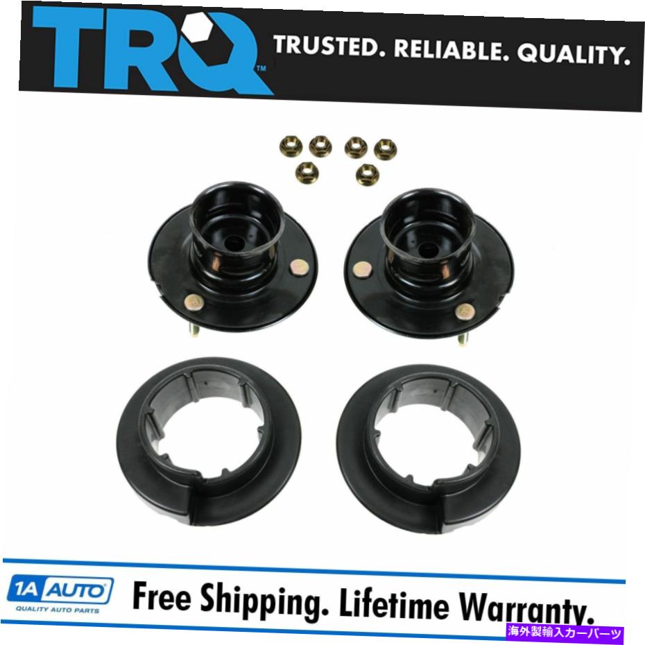 Strut Mount TRQフロントアッパーショックストラットマウントキットプラッツシルバードタホ向けスプリングシートペア TRQ Front Upper Shock Strut Mount Kit Plats Spring Seat Pair for Silverado Tahoe【並行輸入品】