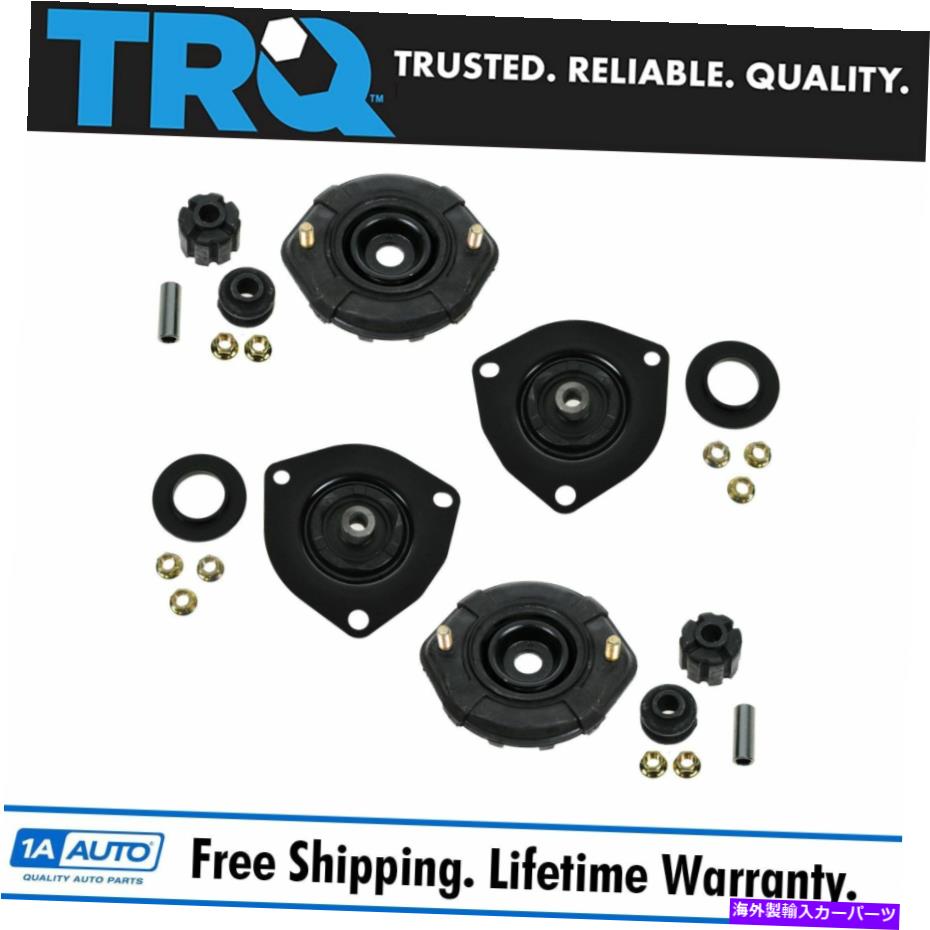 Strut Mount TRQフロント＆リアアッパーストラットマウントキット4ピース日産インフィニティのためにセット TRQ Front & Rear Upper Strut Mounts Kit 4 Piece Set for Nissan Infiniti New【並行輸入品】