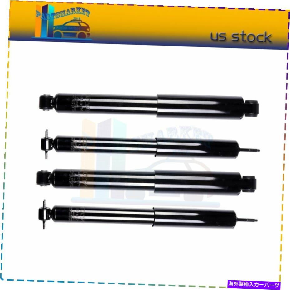 Strut Mount 87-95のフロントリアショックアブソーバージープラングラースポーツユーティリティ4WDフルセット Front Rear Shocks Absorber for 87-95 Jeep Wrangler Sport Utility 4WD Full Set【並行輸入品】