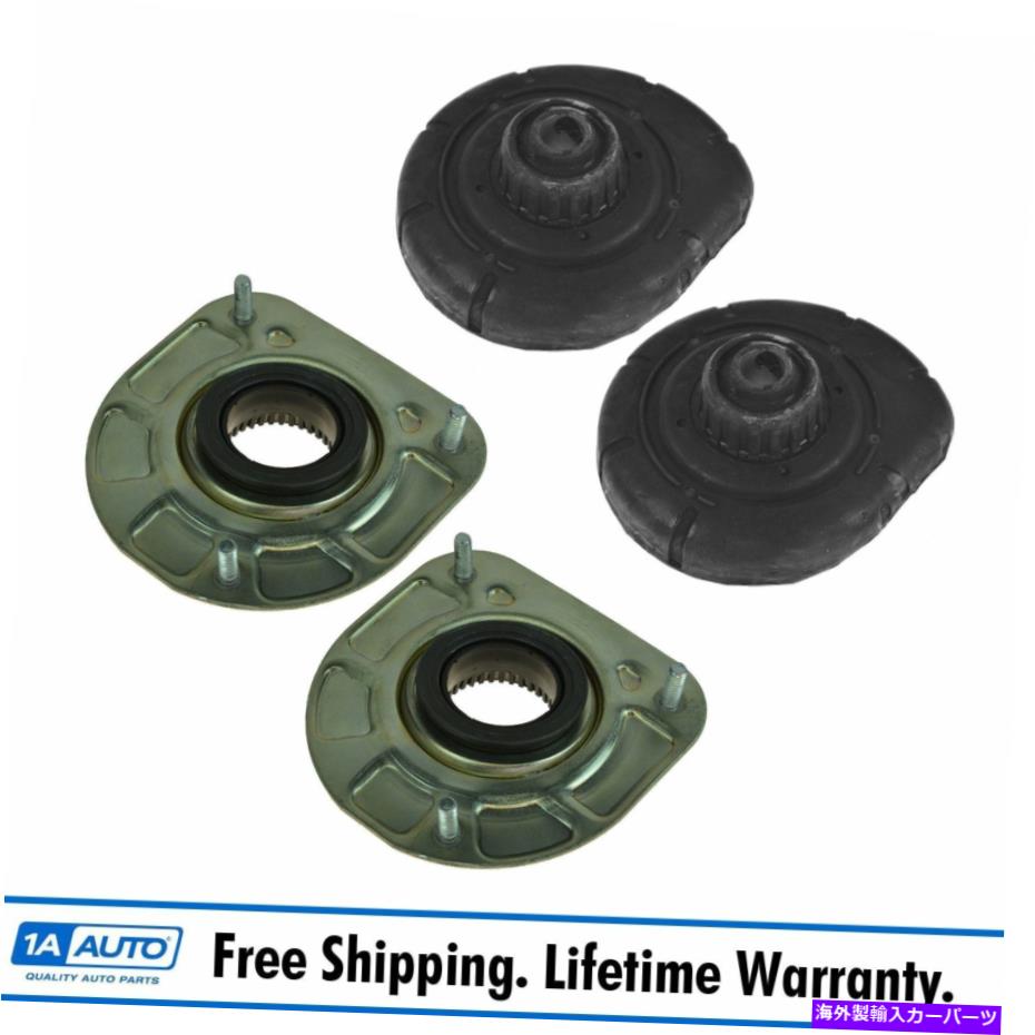 Strut Mount S60 S80 V70 XC70 XC90用の4つの4の4つのStrut Mount＆Spring Seat Opper rh rhセット4 Strut Mount & Spring Seat Front Upper LH RH Set of 4 for S60 S80 V70 XC70 XC90【並行輸入品】