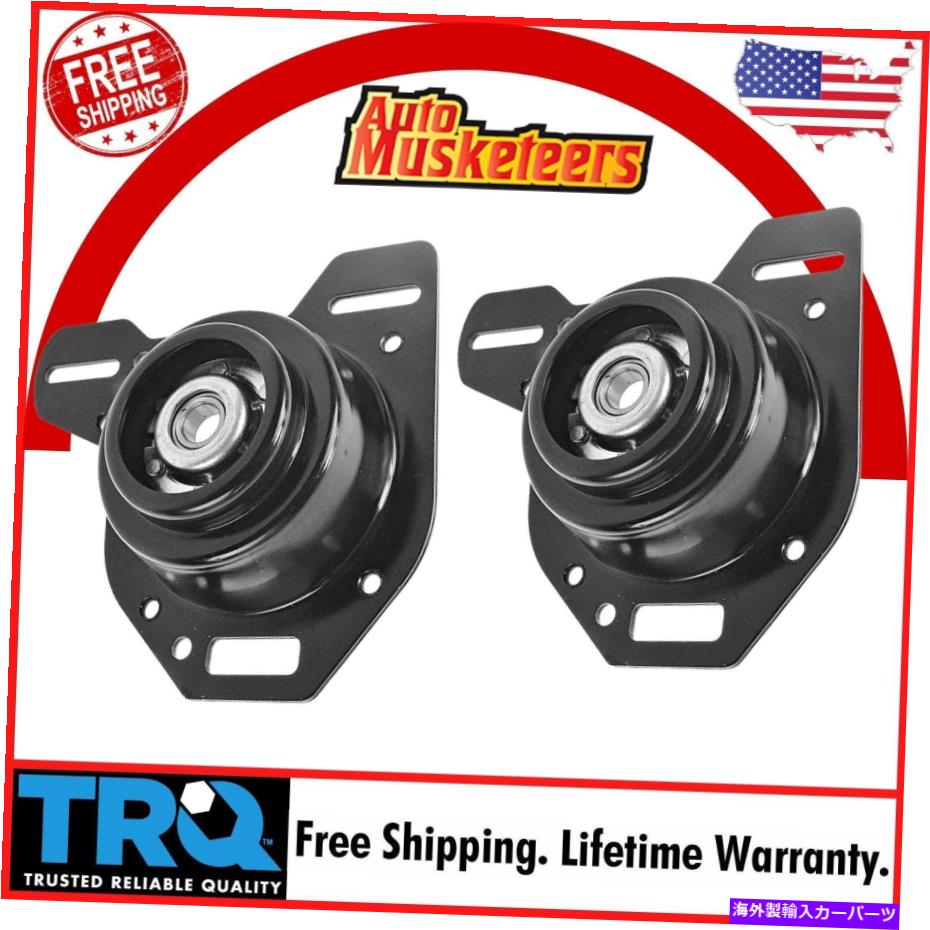 Strut Mount TRQフロントアッパーショックストラットマウントプレート82-92カマロファイアバードの2のペアセット TRQ Front Upper Shock Strut Mount Plates Pair Set of 2 For 82-92 Camaro Firebird【並行輸入品】