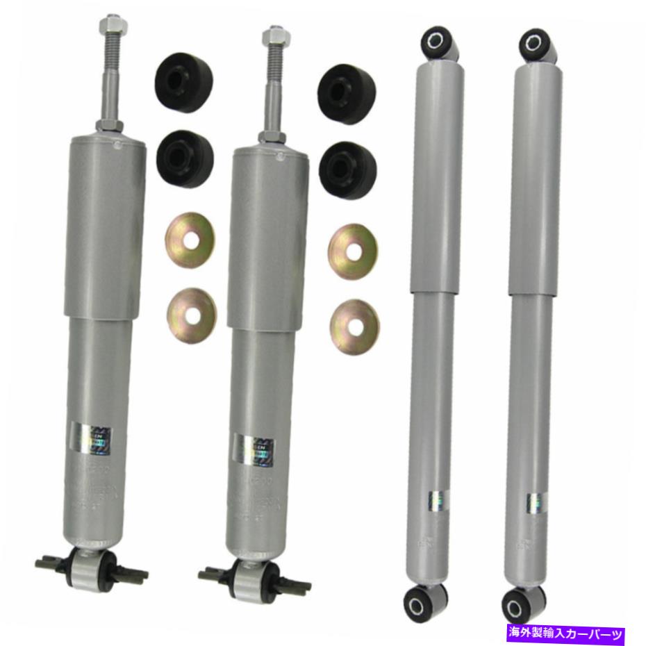Strut Mount 02-08ダッジラム1500のフロントリアの左右ショック Front Rear Left Right Shocks for 02-08 Dodge Ram 1500【並行輸入品】
