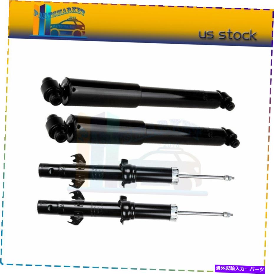 Strut Mount フォードリンカーンマツダマーキュリーフロントリアショックストラッツアブソーバーフルセット4 For Ford Lincoln Mazda Mercury Front Rear Shocks Struts Absorbers Full Set of 4【並行輸入品】
