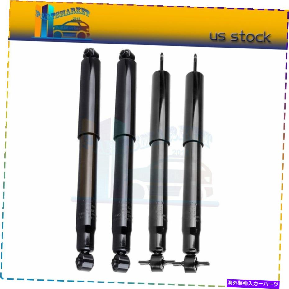 Strut Mount 99-04ジープグランドチェロキーのフロントリアフルセットプレミアムストラットショックアセンブリ Front Rear Full Set Premium Strut Shock Assemblies For 99-04 Jeep Grand Cherokee【並行輸入品】