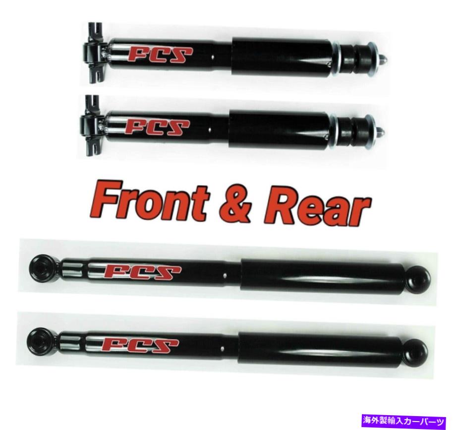 Strut Mount 2WD 1999-2006 SILVERADO SIERRA 1500 CHEVY GMC RWDのフロント＆リアFCSショック Front & Rear FCS Shocks for 2wd 1999-2006 Silverado Sierra 1500 Chevy GMC RWD【並行輸入品】