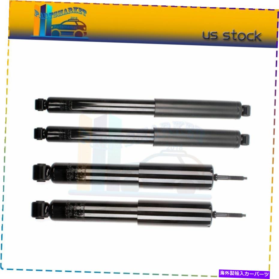 Strut Mount 1990-1996 Ford F-150 1992-1998 F-250（4WD）の4つのストラットのフロントリアフルセット Front Rear Full Set of 4 Struts for 1990-1996 Ford F-150 1992-1998 F-250 ( 4WD )【並行輸入品】