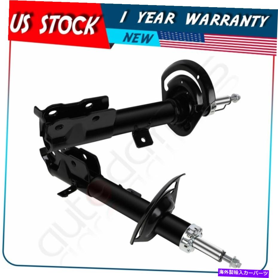 Strut Mount 2つの新しいフロントペアストラット /ショックアブソーバーフィット2007 -12 Dodge、2007 -10 Jeep 2 New Front Pair Struts / Shock Absorbers Fits 2007 -12 Dodge , 2007 -10 Jeep【並行輸入品】