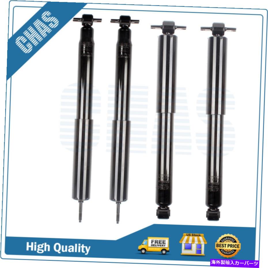 Strut Mount 97-06ジープラングラー2.4L 4.0L 4WDの4つのフロントリアストラットショックキットのフルセット Full Set of 4 Front Rear Struts Shocks Kit for 97-06 Jeep Wrangler 2.4L 4.0L 4WD【並行輸入品】