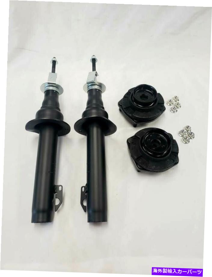 Strut Mount フロントライトと左のショックアブソーバーw/フロントアッパーストラットマウント4pcsセットジープ Front Right & Left Shock Absorbers w/ Front Upper Strut Mounts 4Pcs Set for Jeep【並行輸入品】