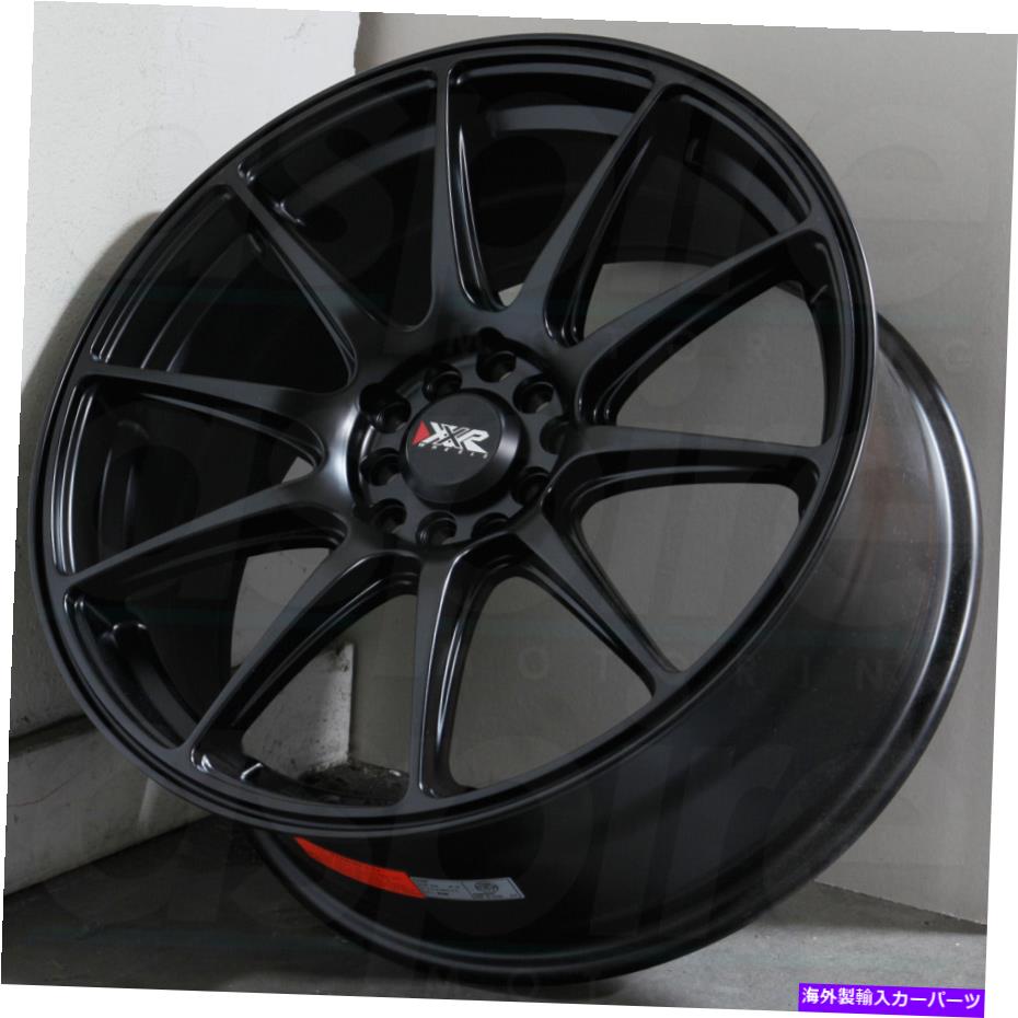 ホイール　４本セット 18x8フラットブラックホイールxxr 527 5x108/5x112 42（4のセット）73.1 18x8 Flat Black Wheels XXR 527 5x108/5x112 42 (Set of 4) 73.1【並行輸入品】