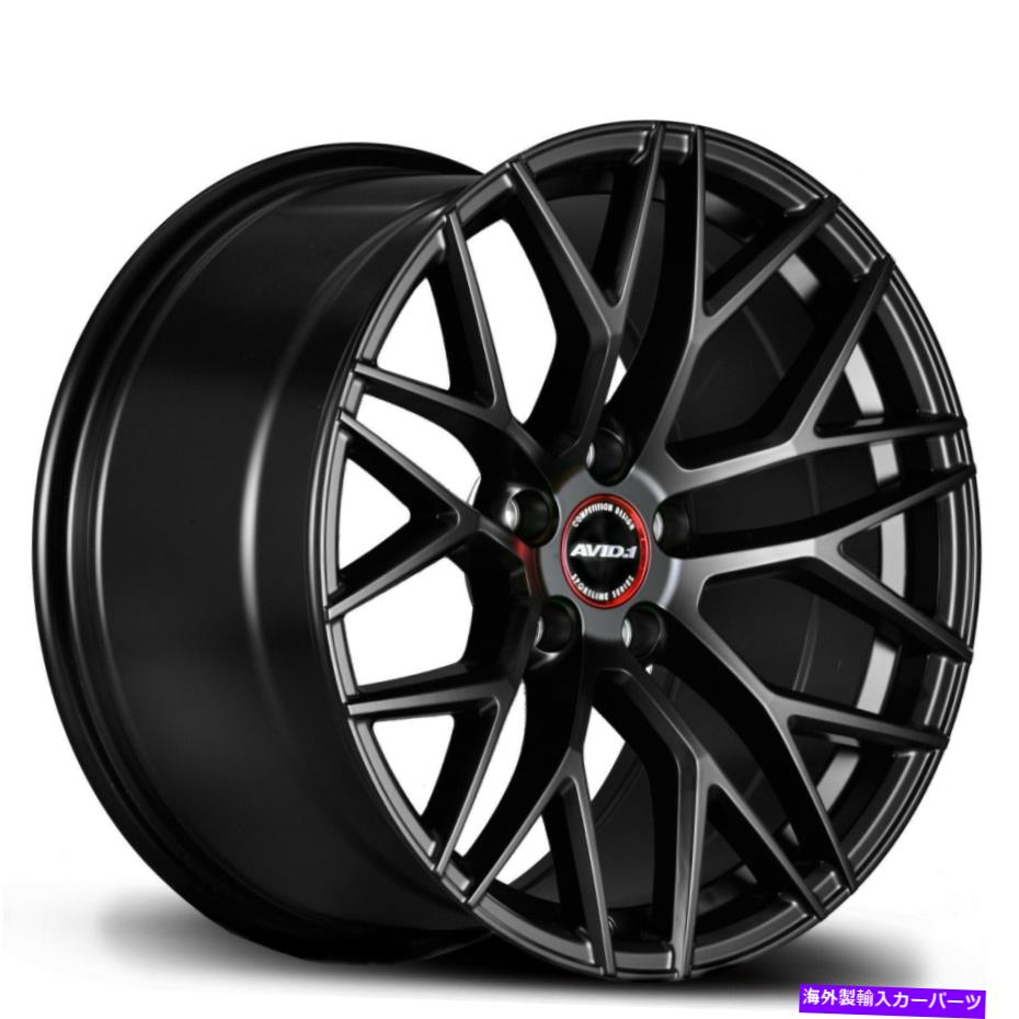 ホイール 4本セット 18x8.5マットブラックホイールavid1 SL03 5x112 42(4のセット)73.1 18x8.5 Matte Black Wheels AVID1 SL03 5x112 42 (Set of 4) 73.1【並行輸入品】