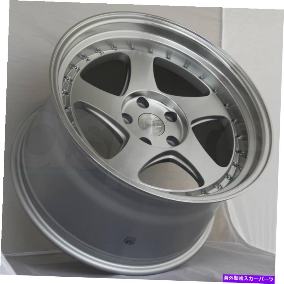 ホイール　４本セット 18x9.5シルバーホイールaodhan ah01 ah1 5x100 35（4のセット）73.1 18x9.5 Silver Wheels Aodhan AH01 AH1 5x100 35 (Set of 4) 73.1【並行輸入品】