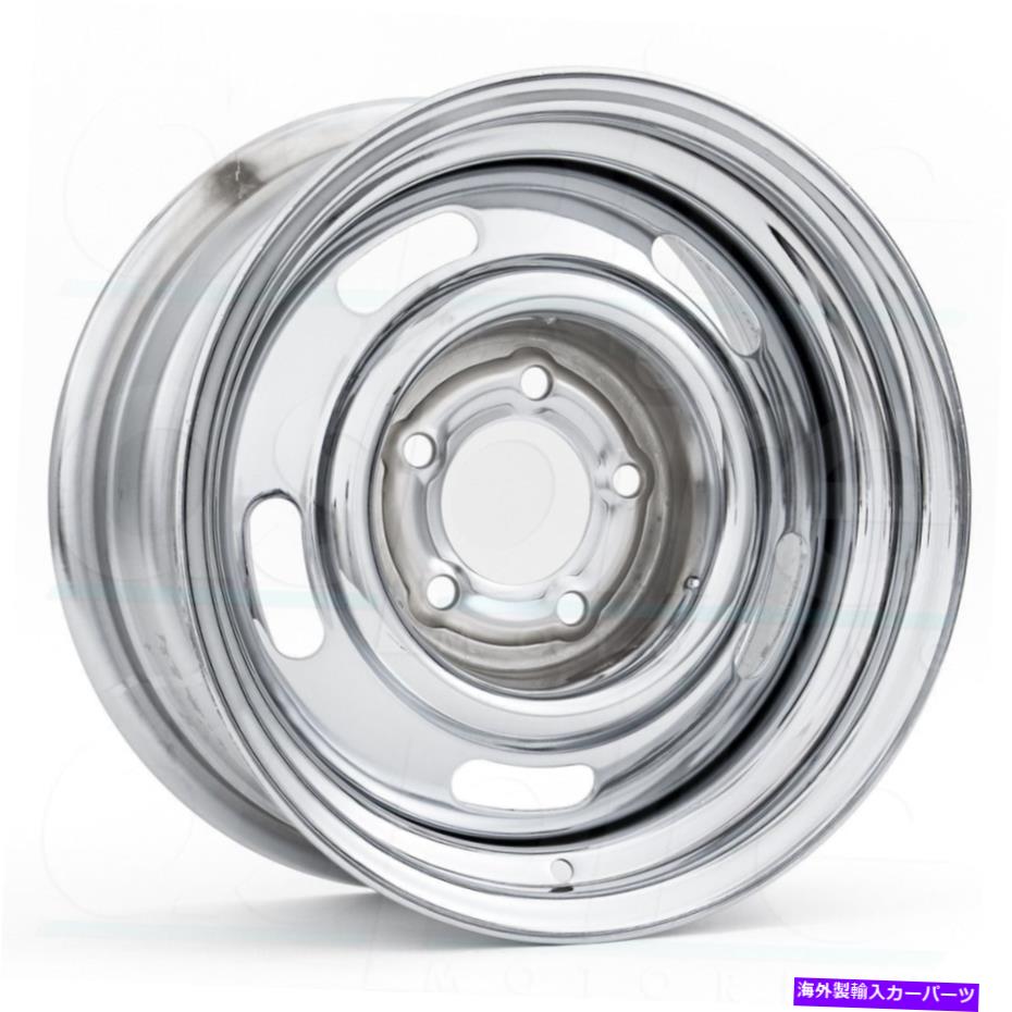 ホイール　４本セット 15x8 Chrome Wheels Vision 57 Rally 5x114.3/5x4.75 -6（4のセット）81.7 15x8 Chrome Wheels Vision 57 Rally 5x114.3/5x4.75 -6 (Set of 4) 81.7【並行輸入品】