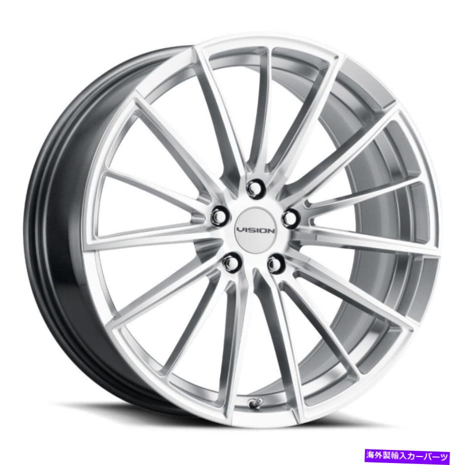 ホイール　４本セット 17x8ハイパーシルバーホイールビジョン473軸5x114.3 38（4のセット）73.1 17x8 Hyper Silver Wheels Vision 473 Axis 5x114.3 38 (Set of 4) 73.1【並行輸入品】｜Us Custom Parts Shop USDM
