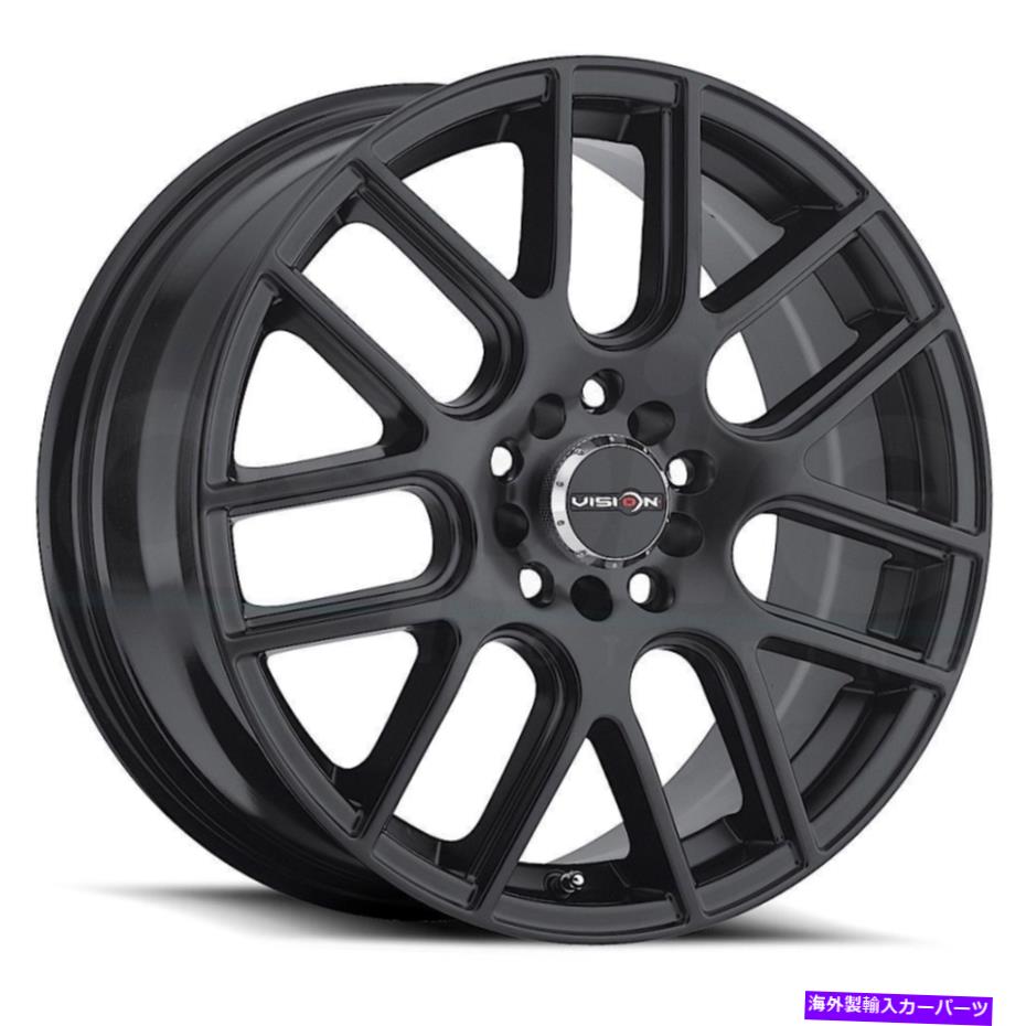 ホイール　４本セット 17x7.5マットブラックホイールビジョン426Hクロス5x110/5x115 40（4のセット）73.1 17x7.5 Matte Black Wheels Vision 426H Cross 5x110/5x115 40 (Set of 4) 73.1【並行輸入品】