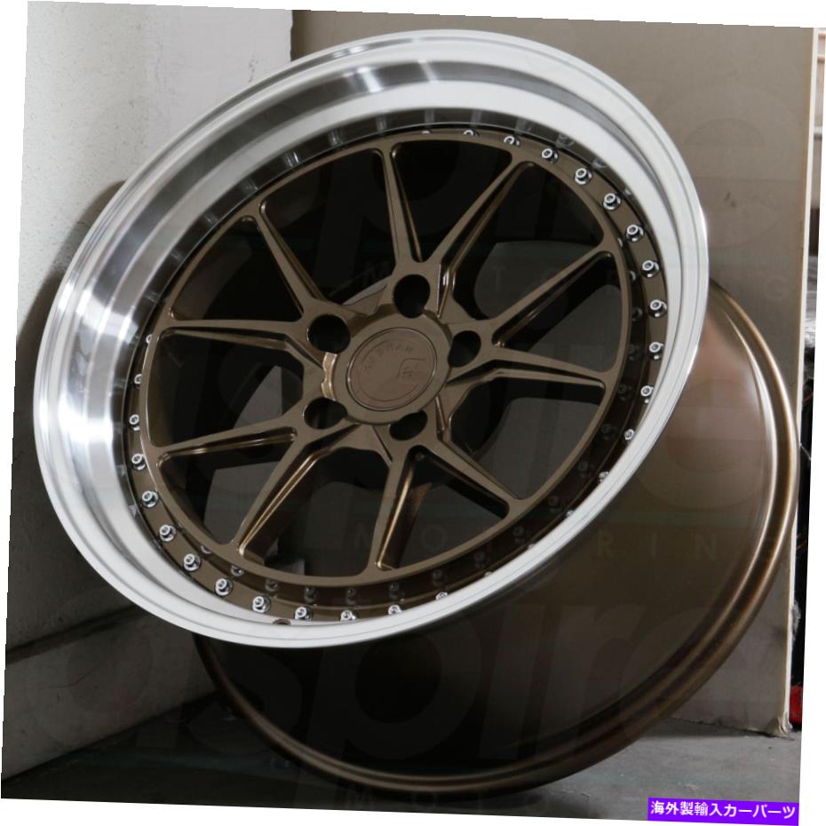 ホイール 4本セット 18x9.5ブロンズホイールaodhan ds08 ds8 5x114.3 30(4のセット)73.1 18x9.5 Bronze Wheels Aodhan DS08 DS8 5x114.3 30 (Set of 4) 73.1【並行輸入品】|Us Custom Parts Shop USDM