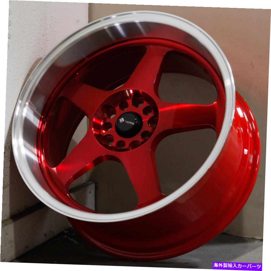 ホイール 4本セット 18x8/18x9レッドマシンリップホイールVORS SP1 5x105 35/35(4のセット)73.1 18x8/18x9 Red Machine Lip Wheels Vors SP1 5x105 35/35 (Set of 4) 73.1【並行輸入品】|Us Custom Parts Shop USDM