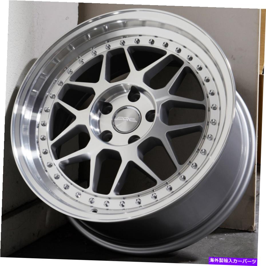 ホイール　４本セット 18x8.5銀機械加工ホイールARC AR9 5x112 35（4のセット）73.1 18x8.5 Silver Machined Wheels ARC AR9 5x112 35 (Set of 4) 73.1【並行輸入品】