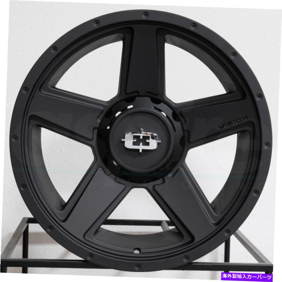 ホイール　４本セット 16x6サテンブラックホイールビジョンHD 390エンパイア6x5.5/6x139.7 0（4のセット）108 New 16x6 Satin Black Wheels Vision HD 390 Empire 6x5.5/6x139.7 0 (Set of 4) 108 New【並行輸入品】