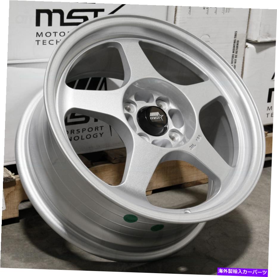 ホイール　４本セット 16x7光沢のあるシルバーホイールMST MT29 4x100 38（4のセット）73.1 16x7 Glossy Silver Wheels MST MT29 4x100 38 (Set of 4) 73.1【並行輸入品】