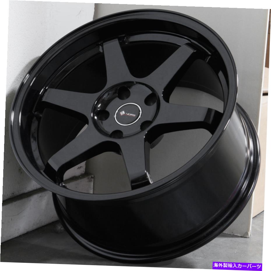ホイール 4本セット 18x9.5ブラックホイールVORS TR37 5x114.3 35(4のセット)73.1 18x9.5 Black Wheels Vors TR37 5x114.3 35 (Set of 4) 73.1【並行輸入品】|Us Custom Parts Shop USDM