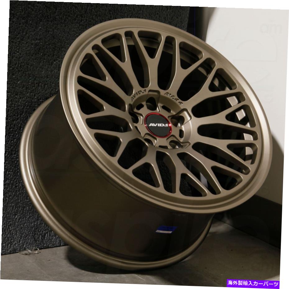 ホイール　４本セット 18x9.5ブロンズホイールavid1 av44 5x114.3 35（4のセット）73.1 18x9.5 Bronze Wheels AVID1 AV44 5x114.3 35 (Set of 4) 73.1【並行輸入品】｜Us Custom Parts Shop USDM