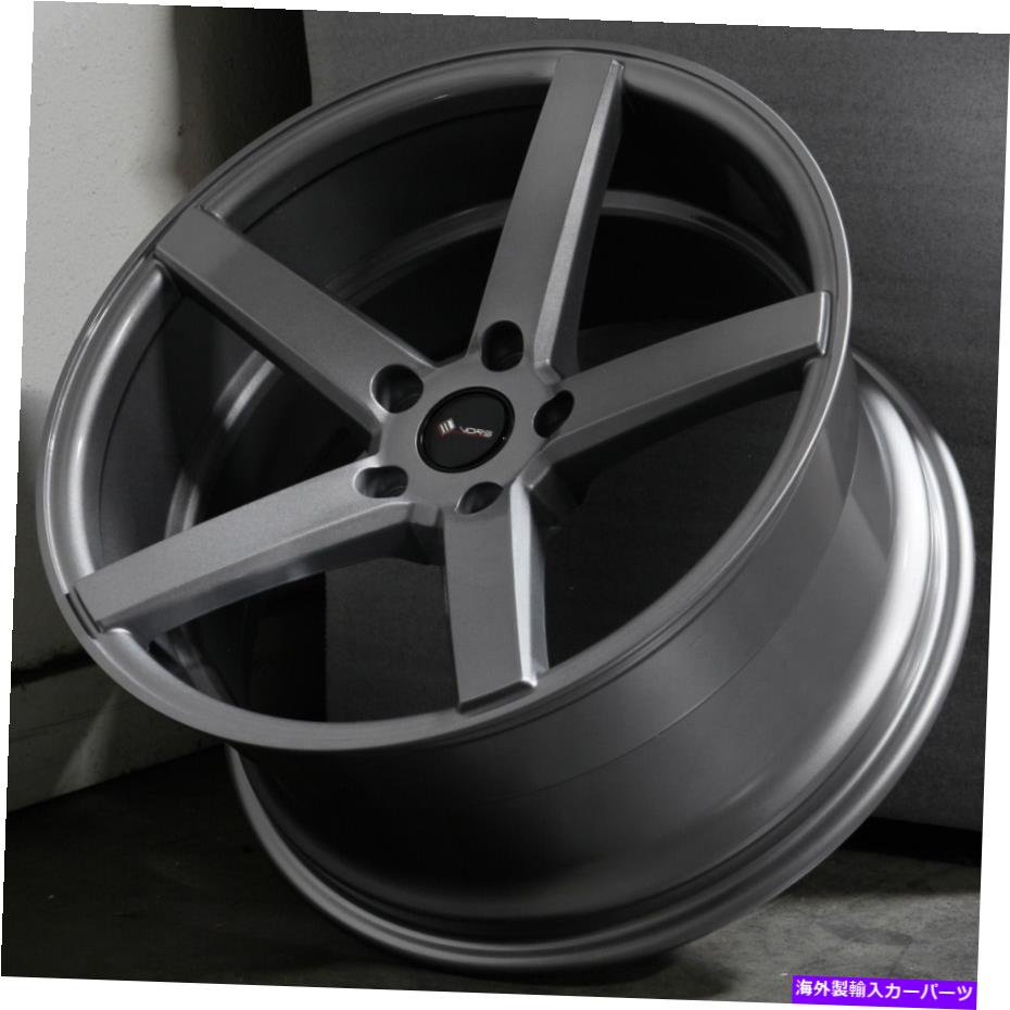 ホイール　４本セット 18x9.5ガンメタルホイールVORS TR5 5x112 35（4のセット）73.1 18x9.5 Gun Metal Wheels Vors TR5 5x112 35 (Set of 4) 73.1【並行輸入品】