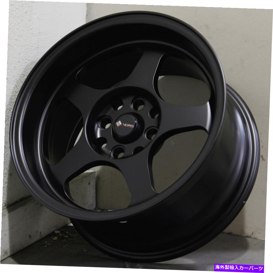 ホイール　４本セット 15x9マットブラックホイールVORS SP1 4x108 20（4のセット）73.1 15x9 Matte Black Wheels Vors SP1 4x108 20 (Set of 4) 73.1【並行輸入品】｜Us Custom Parts Shop USDM