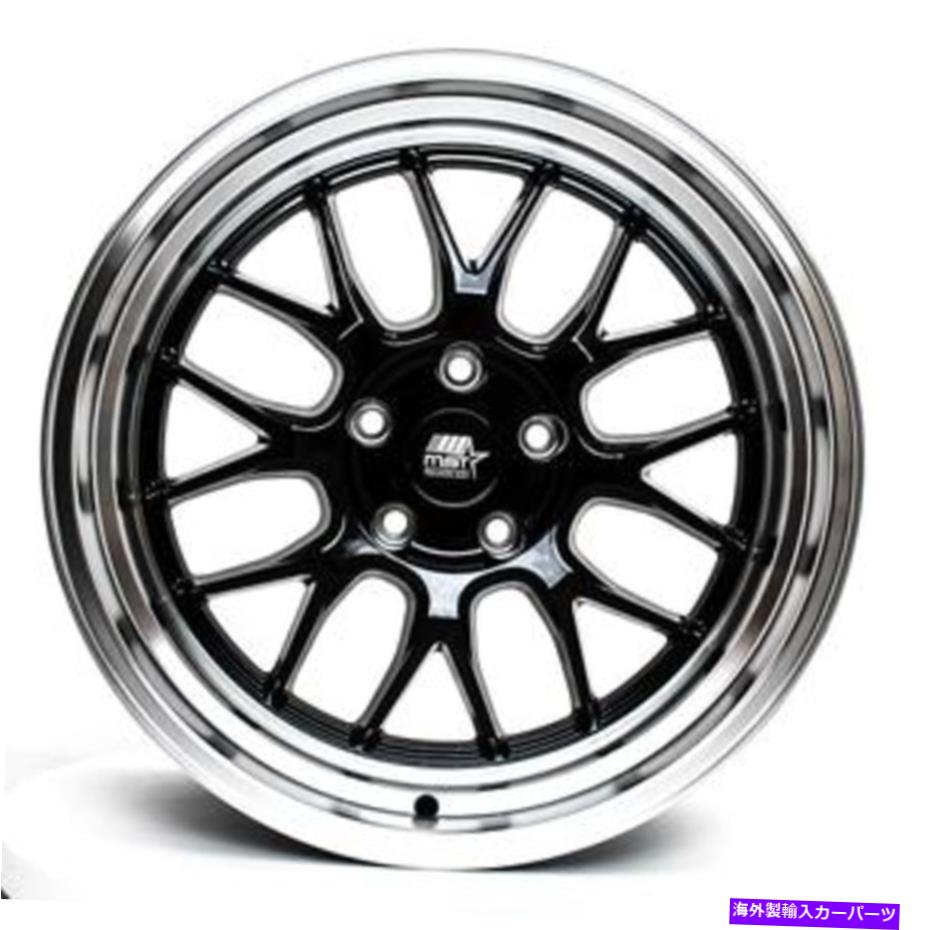 ホイール　４本セット 17x9ブラック機械加工リップホイールMST MT43 5x114.3 30（4のセット）73.1 17x9 Black Machined Lip Wheels MST MT43 5x114.3 30 (Set of 4) 73.1【並行輸入品】｜Us Custom Parts Shop USDM