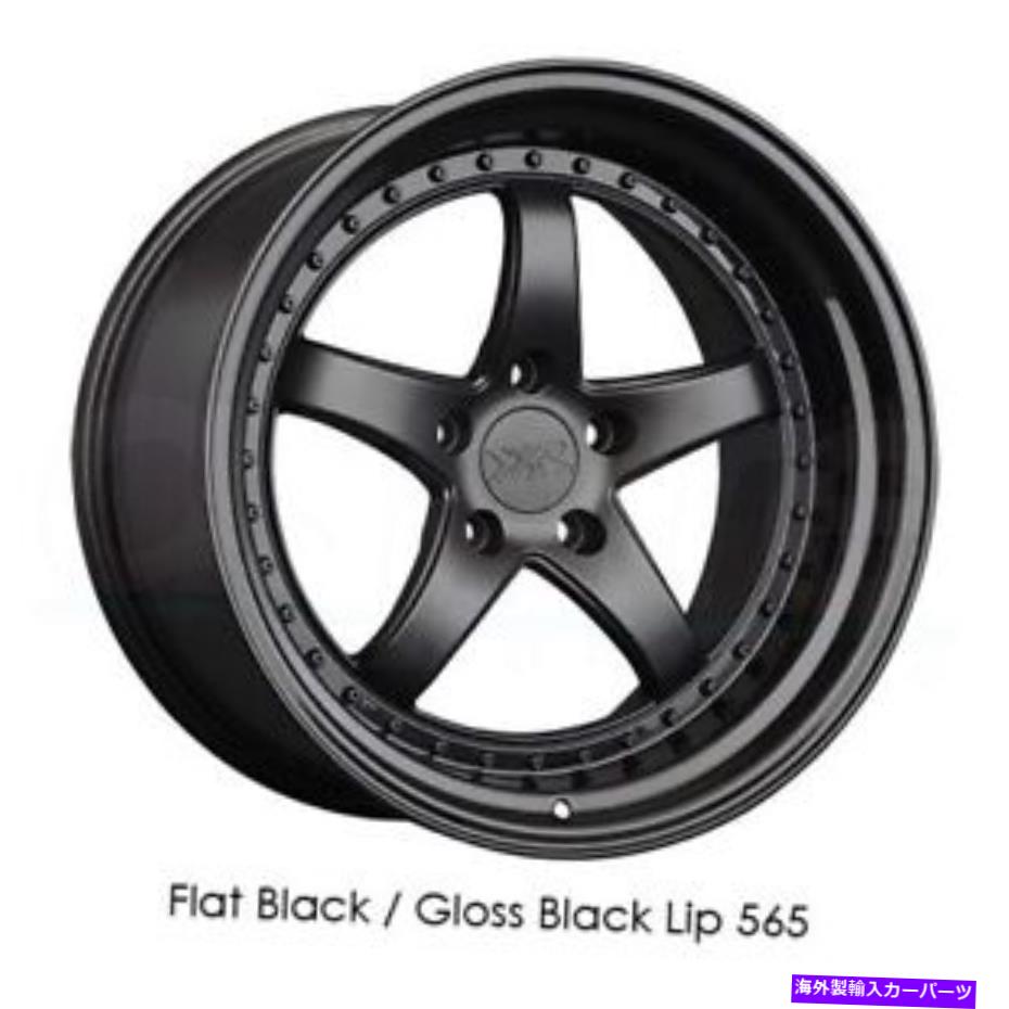 ホイール　４本セット 18x10.5フラットブラックグロスブラックリップホイールXXR 565 5x114.3 20（4のセット）73.1 18x10.5 Flat Black Gloss Black Lip Wheels XXR 565 5x114.3 20 (Set of 4) 73.1【並行輸入品】 300,911円