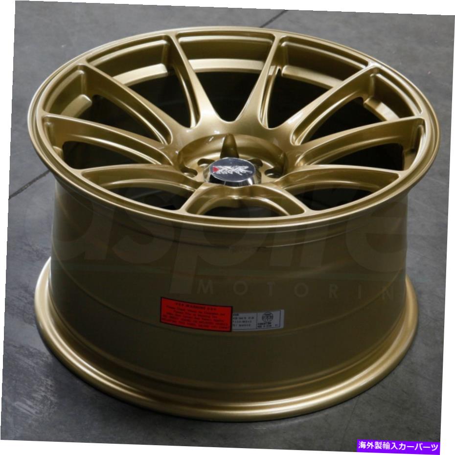 ホイール　４本セット 16x8ゴールドホイールXXR 527 4x100/4x114.3 20（4のセット）73.1 16x8 Gold Wheels XXR 527 4x100/4x114.3 20 (Set of 4) 73.1【並行輸入品】