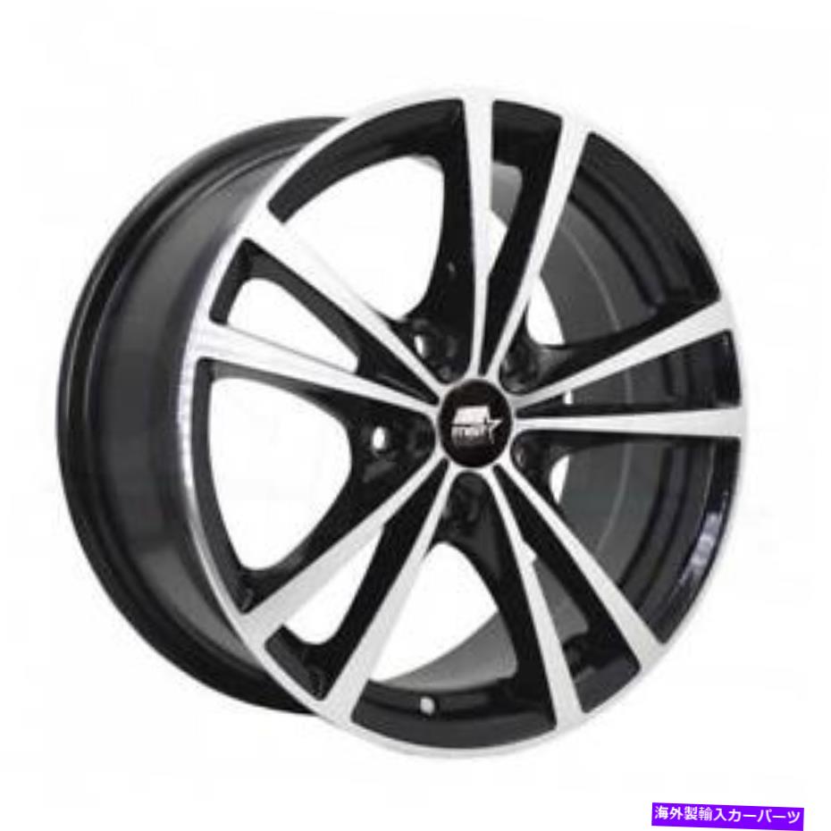 ホイール　４本セット 17x7ブラックホイールMSTセイバー5x110 45（4のセット）72.6 17x7 Black Wheels MST Saber 5x110 45 (Set of 4) 72.6【並行輸入品】