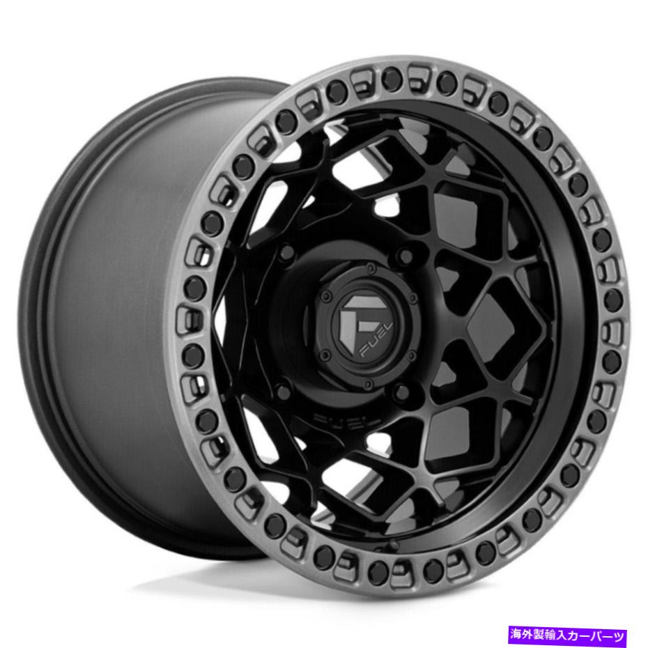 ホイール 4本セット 15x7ブラックガンメタルリングホイール燃料D783ユニットUTV 4x156 10(4のセット)132 15x7 Black Gunmetal Ring Wheels Fuel D783 Unit UTV 4x156 10 (Set of 4) 132【並行輸入品】|Us Custom Parts Shop USDM