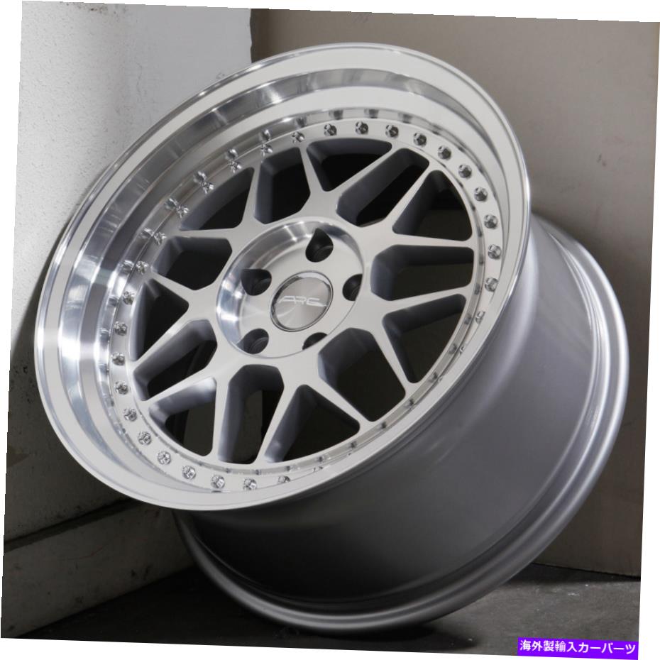 ホイール　４本セット 18x8.5/18x9.5銀機械加工ホイールARC AR9 5x108 35/35（4のセット）73.1 18x8.5/18x9.5 Silver Machined Wheels ARC AR9 5x108 35/35 (Set of 4) 73.1【並行輸入品】 291,159円