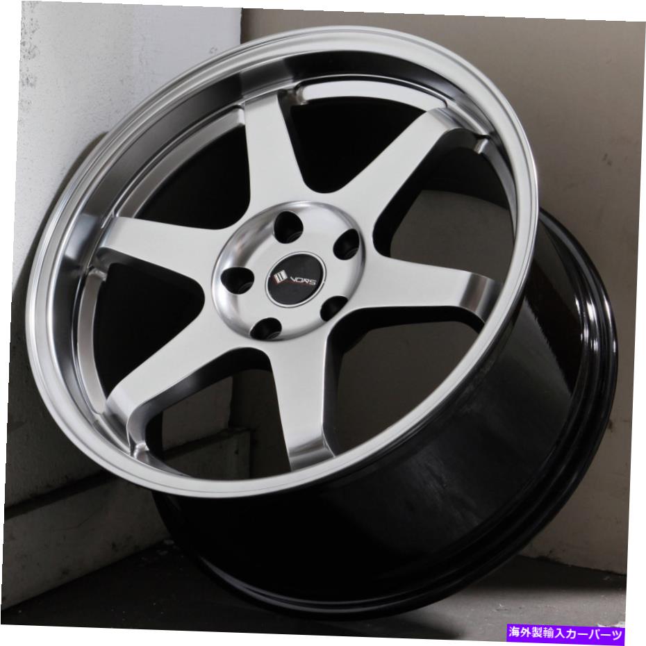 ホイール　４本セット 18x9.5ハイパーブラックホイールVORS TR37 5x112 35（4のセット）73.1 18x9.5 Hyper Black Wheels Vors TR37 5x112 35 (Set of 4) 73.1【並行輸入品】