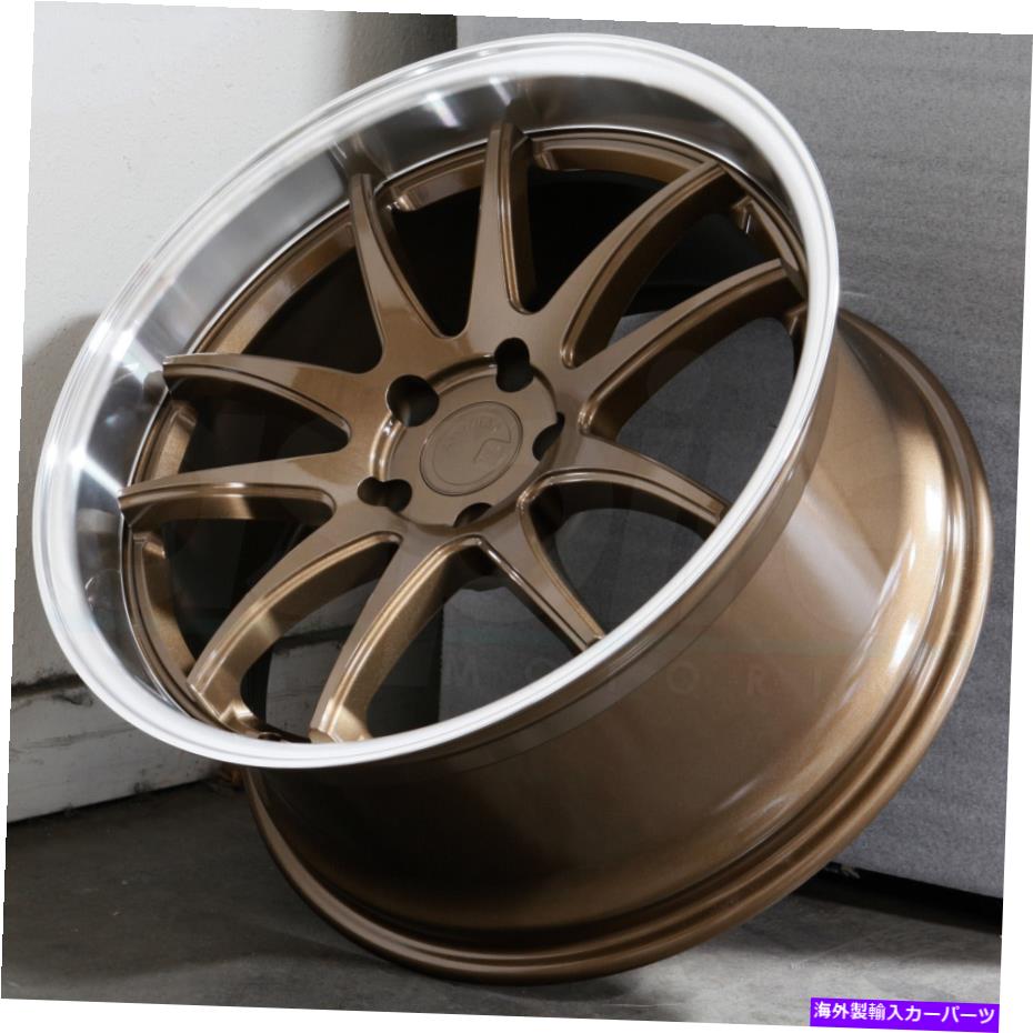 ホイール　４本セット 18x9.5/18x10.5ブロンズホイールaodhan ds02 ds2 5x114.3 15/15（4のセット）73.1 18x9.5/18x10.5 Bronze Wheels Aodhan DS02 DS2 5x114.3 15/15 (Set of 4) 73.1【並行輸入品】 291,159円