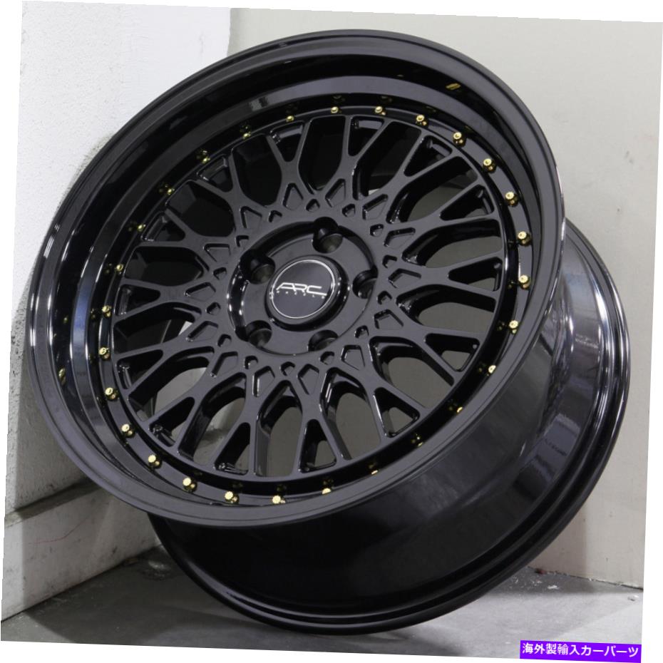 ホイール　４本セット 17x8.5ブラックホイールARC AR1 5x110 35（4のセット）73.1 17x8.5 Black Wheels ARC AR1 5x110 35 (Set of 4) 73.1【並行輸入品】｜Us Custom Parts Shop USDM