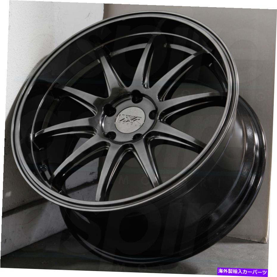 ホイール　４本セット 18x10.5クロムブラックホイールXXR 527d 5x114.3 20（4のセット）73.1 18x10.5 Chromium Black Wheels XXR 527D 5x114.3 20 (Set of 4) 73.1【並行輸入品】