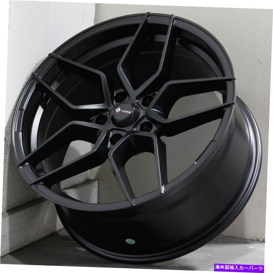 ホイール　４本セット 18x8.5マットブラックホイールVors LP1 5x115 35（4のセット）73.1 18x8.5 Matte Black Wheels Vors LP1 5x115 35 (Set of 4) 73.1【並行輸入品】