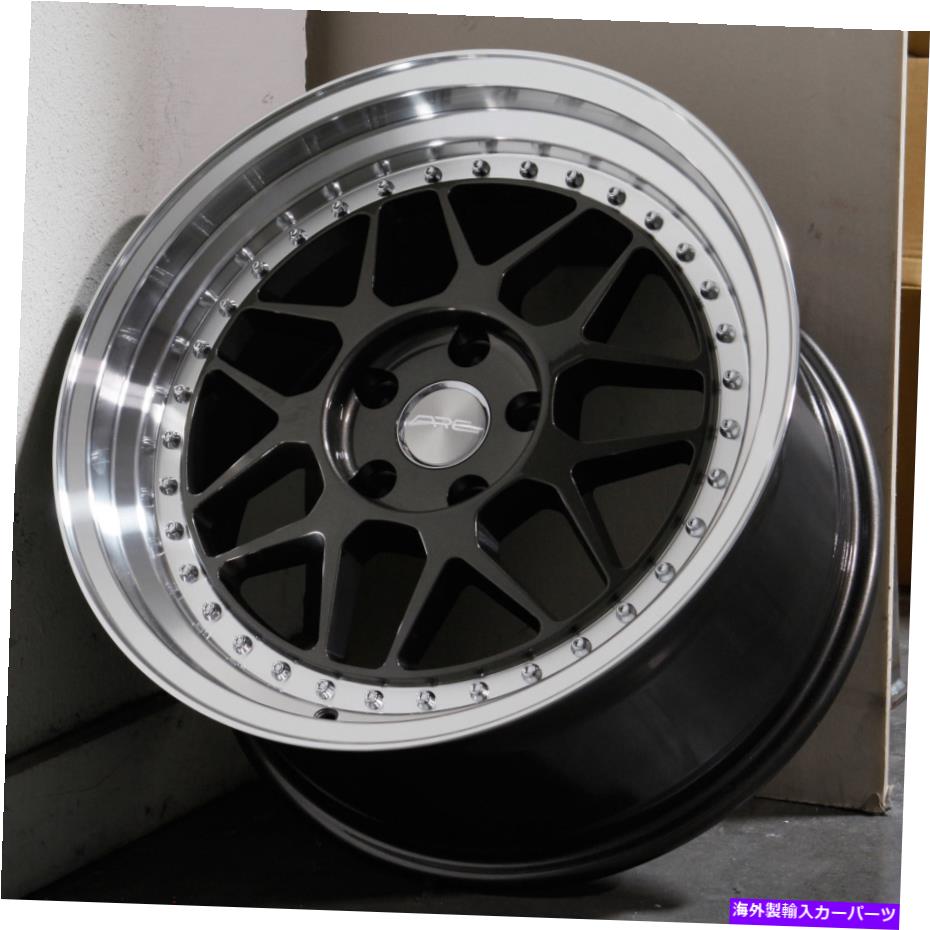 ホイール　４本セット 18x8.5/18x9.5ガンメタルホイールARC AR9 5x110 35/35（4のセット）73.1 18x8.5/18x9.5 Gun Metal Wheels ARC AR9 5x110 35/35 (Set of 4) 73.1【並行輸入品】｜Us Custom Parts Shop USDM