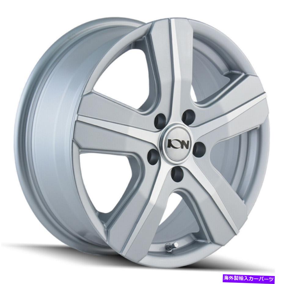 ホイール 4本セット 16x6.5銀機械加工ホイールイオン101 5x108 50(4のセット)63.4 16x6.5 Silver Machined Wheels Ion 101 5x108 50 (Set of 4) 63.4【並行輸入品】|Us Custom Parts Shop USDM