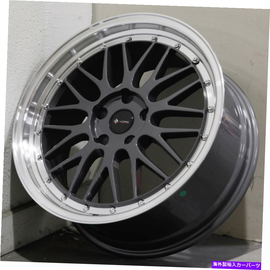 ホイール　４本セット 17x8ハイパーブラックホイールVORSVR8 5x115 35（4のセット）73.1 17x8 Hyper Black Wheels Vors VR8 5x115 35 (Set of 4) 73.1【並行輸入品】