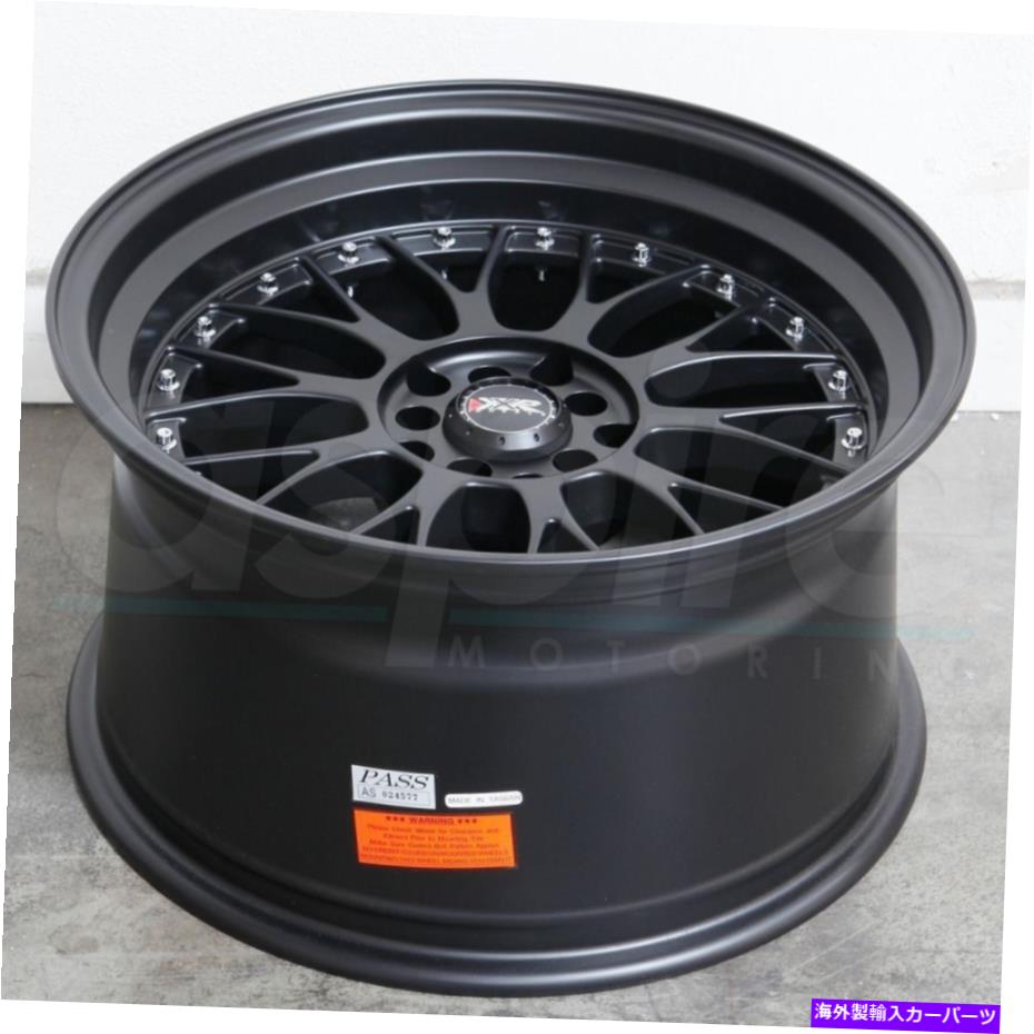ホイール　４本セット 18x8.5/18x10フラットブラックホイールXXR 521 5x114.3/5x120 25/25（4のセット）73.1 18x8.5/18x10 Flat Black Wheels XXR 521 5x114.3/5x120 25/25 (Set of 4) 73.1【並行輸入品】｜Us Custom Parts Shop USDM 298,584円