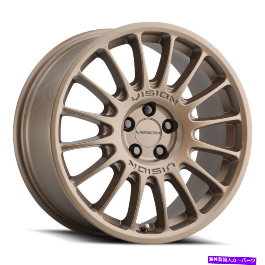 ホイール 4本セット 17x8ブロンズホイールビジョン477モナコ5x112 38(4のセット)73.1 17x8 Bronze Wheels Vision 477 Monaco 5x112 38 (Set of 4) 73.1【並行輸入品】|Us Custom Parts Shop USDM