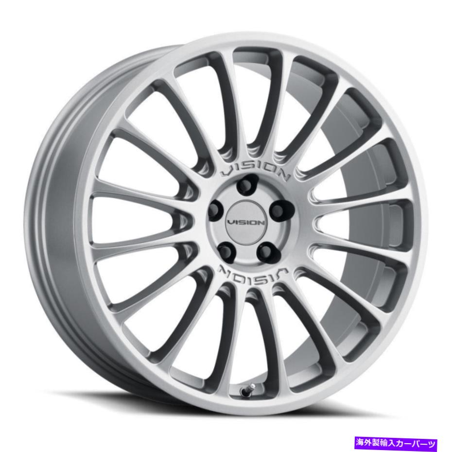 ホイール　４本セット 18x8グラファイトホイールビジョン477モナコ5x120 38（4のセット）73.1 18x8 Graphite Wheels Vision 477 Monaco 5x120 38 (Set of 4) 73.1【並行輸入品】